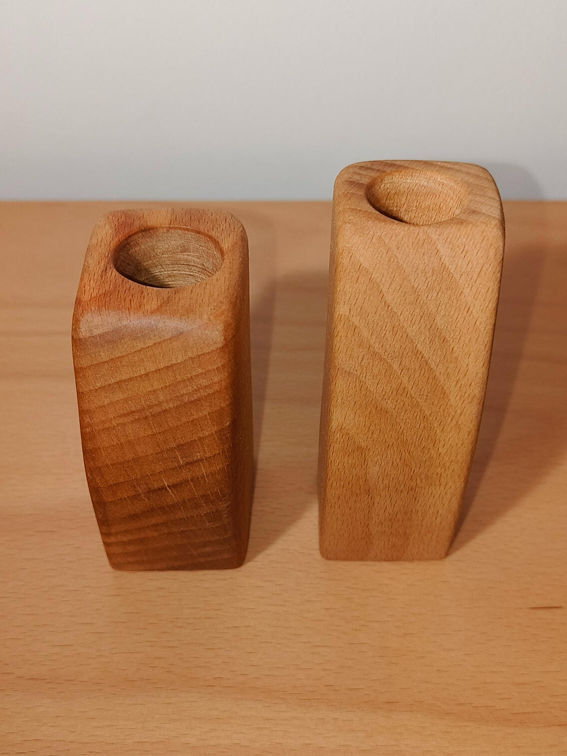Houten vaasjes