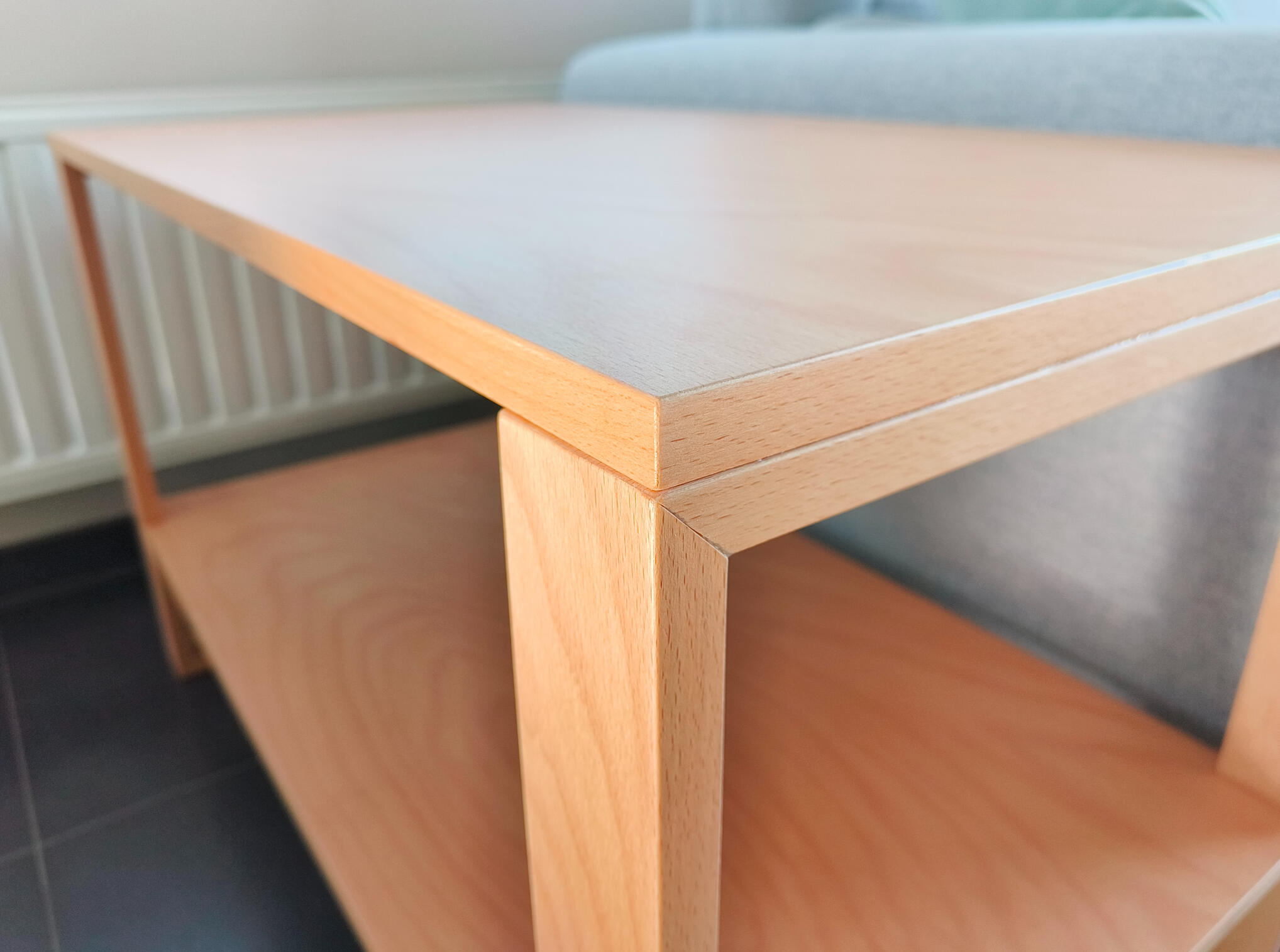 Houten bijzettafel Houten bijzettafel